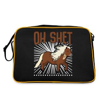 Shetlandponey Shetty Shetland Pony - Sac Retro - noir/or - Dos