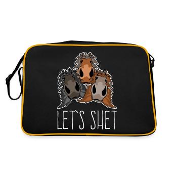 Shetlandpony Shetland Pony Shetty - Sac Retro - noir/or - Dos