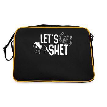 Shetland Pony Shetland Pony Chevaux Cheval - Sac Retro - noir/or - Dos