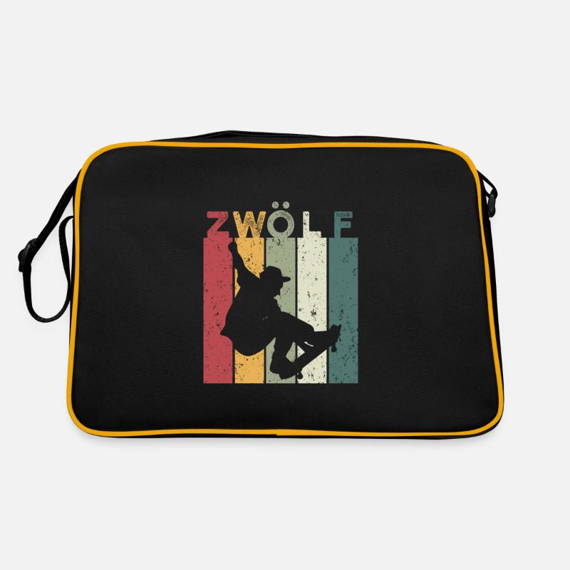Zwölf Retro Tasche