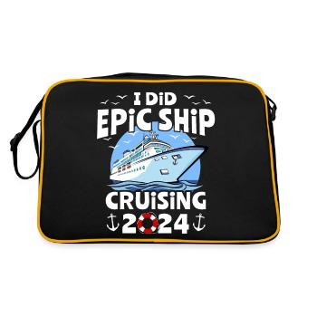 Croisière 2024 Navire de croisière - Sac Retro - noir/or - Dos
