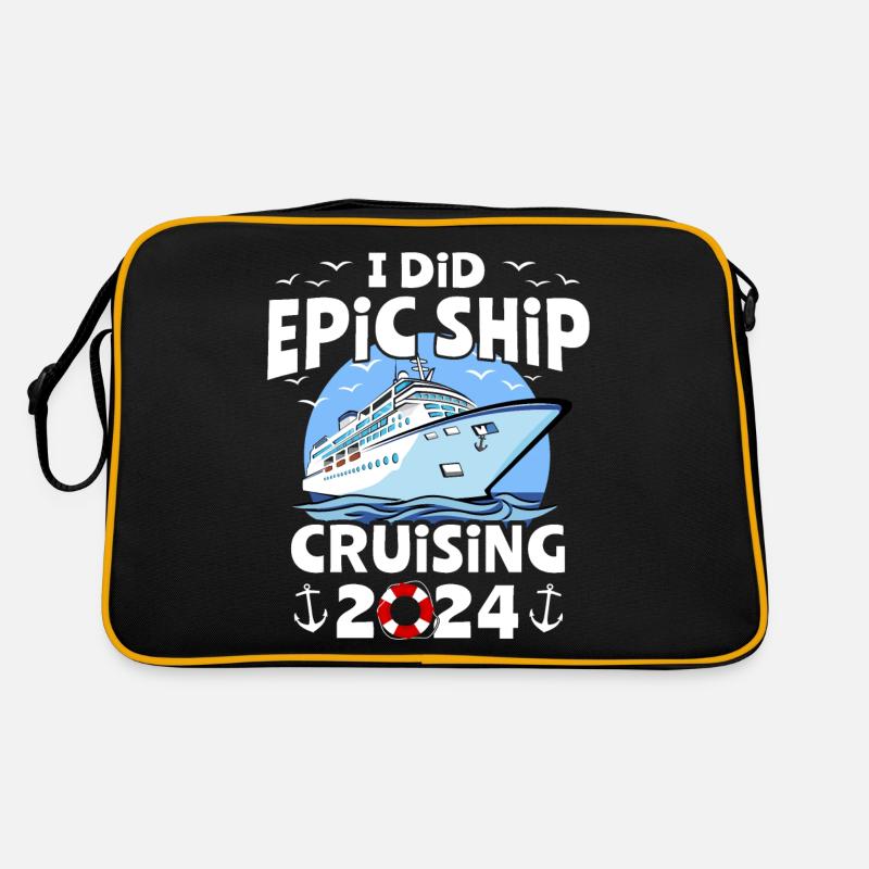 Kreuzfahrt 2024 Kreuzfahrtschiff Retro Tasche