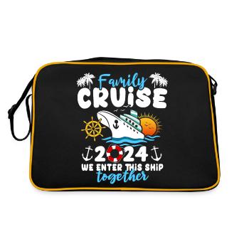 Croisière 2024 Navire de croisière - Sac Retro - noir/or - Dos