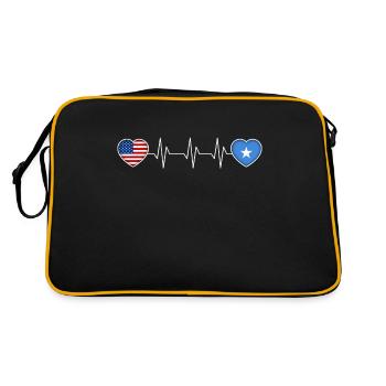 Somalia - Retro Bag - black/gold - Back