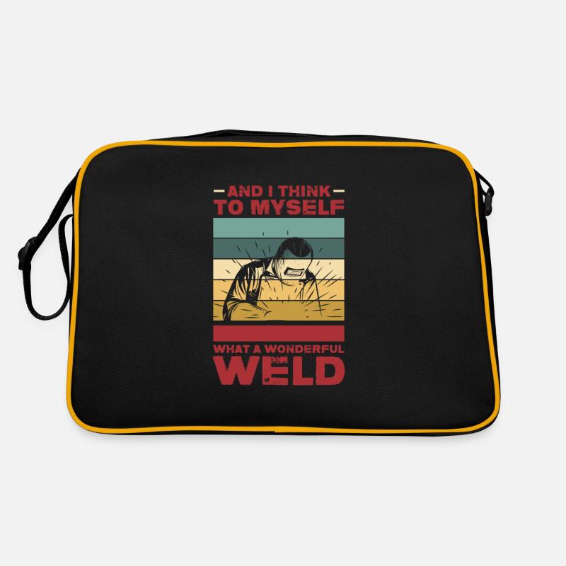 Schmied Schiede Amboss Messerschmied Geschenk Retro Tasche