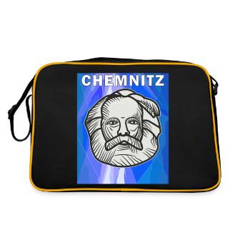 CHEMNITZ - Sac Retro - noir/or - Dos