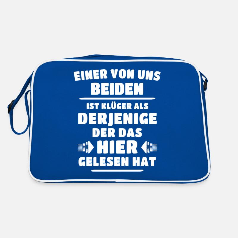 Lustiger Spruch Klüger Als Du Retro Tasche