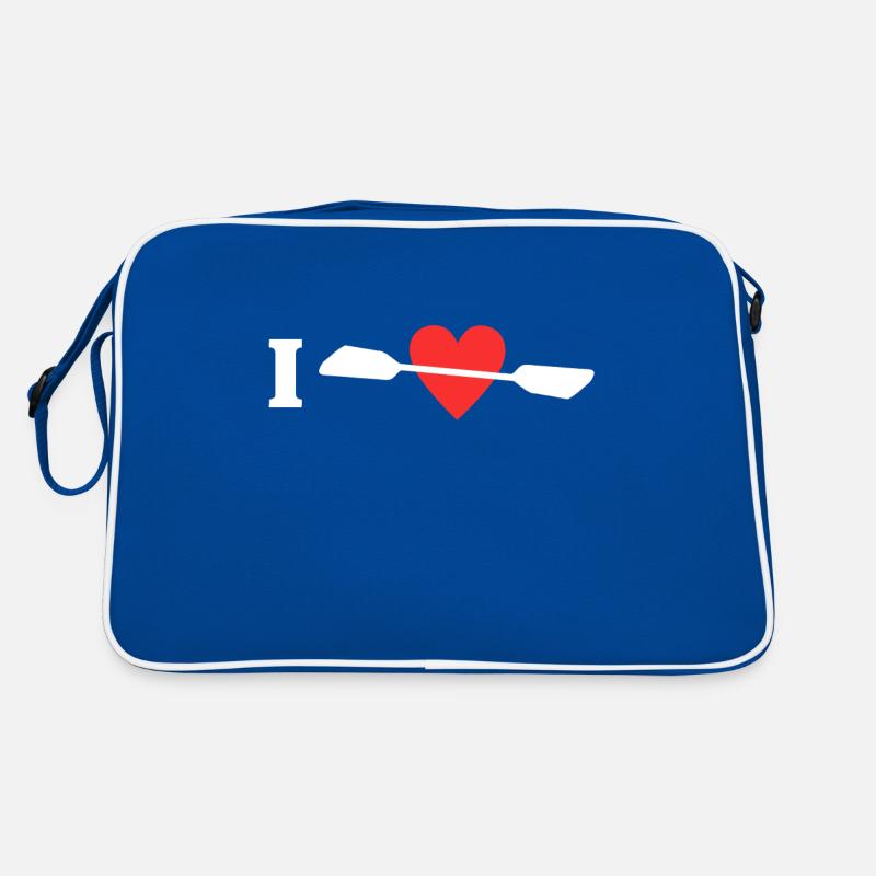 Kayak I Love Kayaking Retro Bag