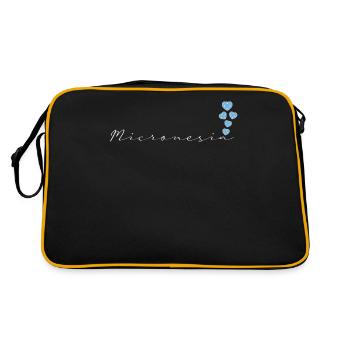Micronesia - Retro Bag - black/gold - Back