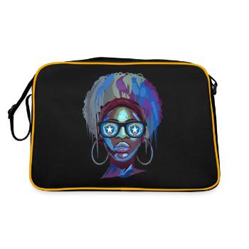 Mariannes du Nord (Îles) - Sac Retro - noir/or - Dos