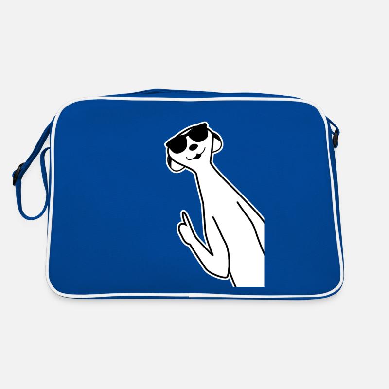 Suricate avec le pouce levé Sac Retro