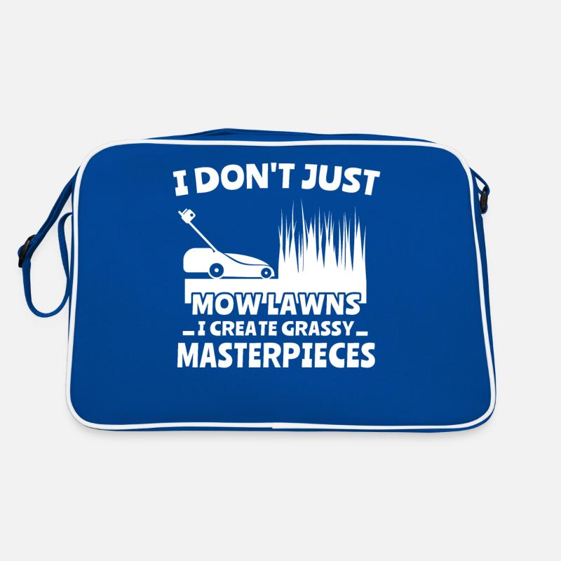 Rasenmäher Retro Tasche