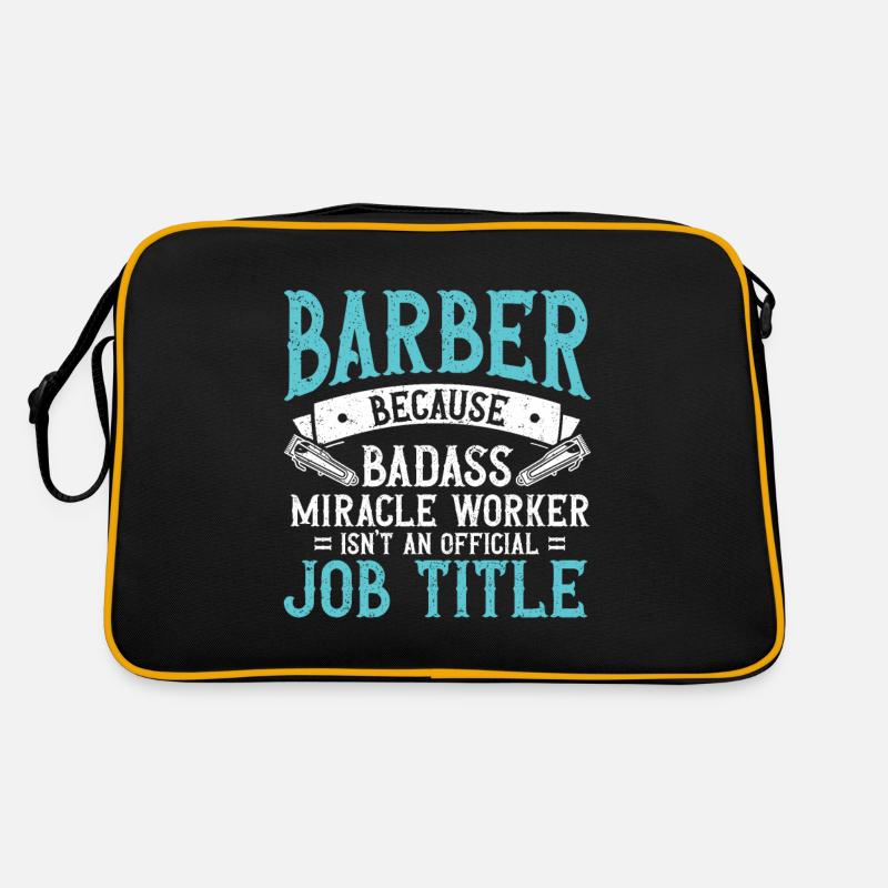 Lustiges Friseur Geschenk Stylist Friseur Retro Tasche