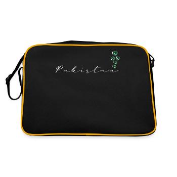 Pakistan - Sac Retro - noir/or - Dos