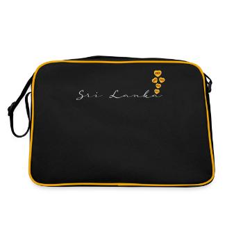 Sri Lanka - Retro Bag - black/gold - Back