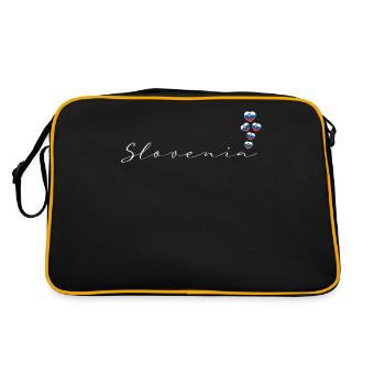 Slovenia - Retro Bag - black/gold - Back