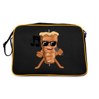 Musical Doner Kebab Kebab - Sac Retro - noir/or - Dos