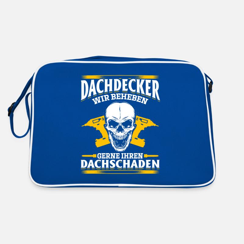 Dachdecker – Wir beheben gerne Ihren Dachschaden Retro Tasche