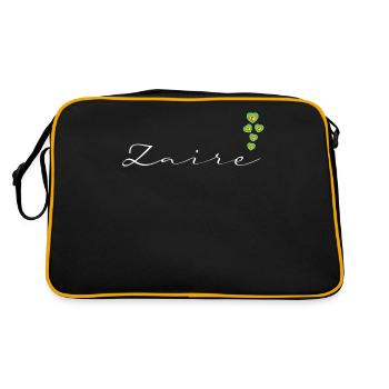 Zaïre - Sac Retro - noir/or - Dos