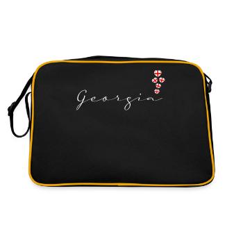 Géorgie - Sac Retro - noir/or - Dos