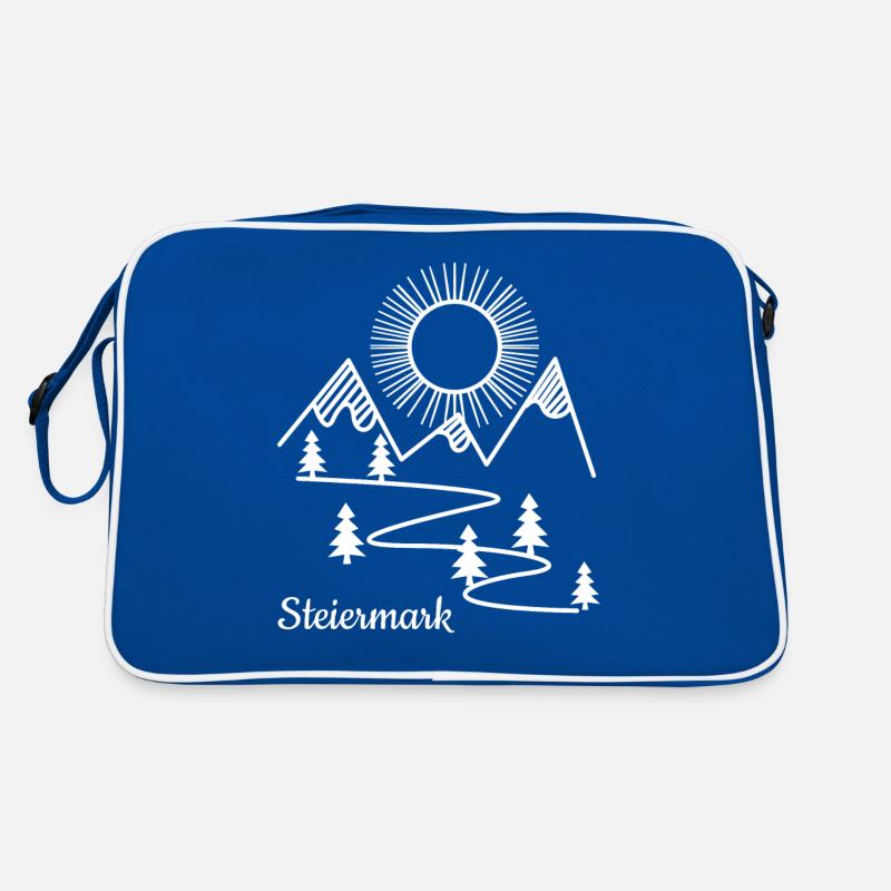 Steiermark Berge Styria Retro Tasche