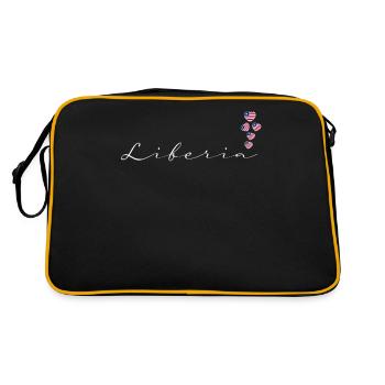 Libéria - Sac Retro - noir/or - Dos