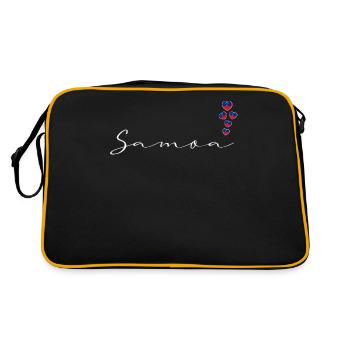 Samoa - Sac Retro - noir/or - Dos