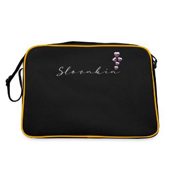 Slovaquie - Sac Retro - noir/or - Dos