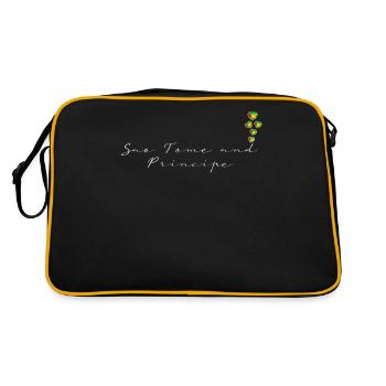 Sao Tomé et Principe - Sac Retro - noir/or - Dos