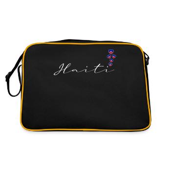 Haïti - Sac Retro - noir/or - Dos