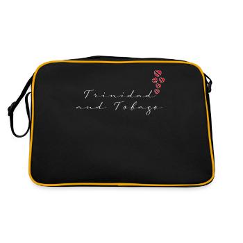 Trinidad and Tobago - Retro Bag - black/gold - Back