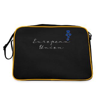 Union européenne - Sac Retro - noir/or - Dos