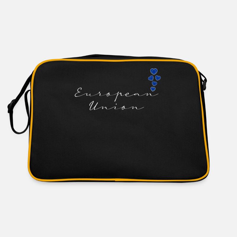 Union européenne - Sac Retro - noir/or