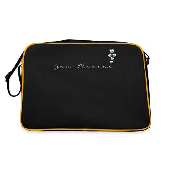 San Marino - Retro Bag - black/gold - Back