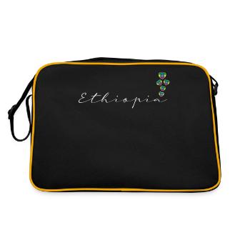 Ethiopia - Retro Bag - black/gold - Back