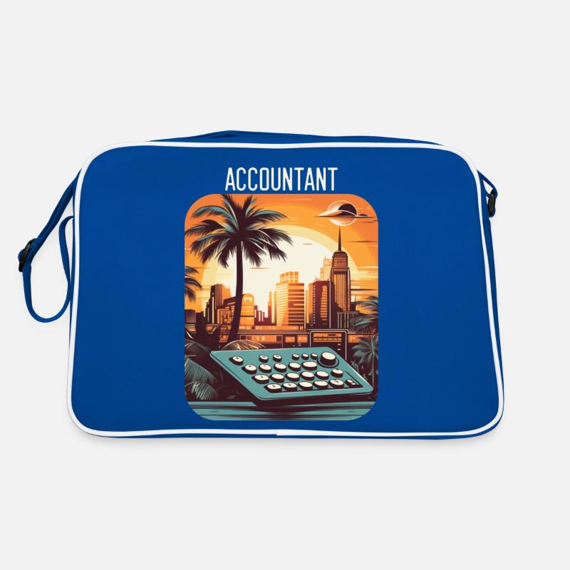 Comptable Vintage Sunset Comptabilité Graduation Sac Retro