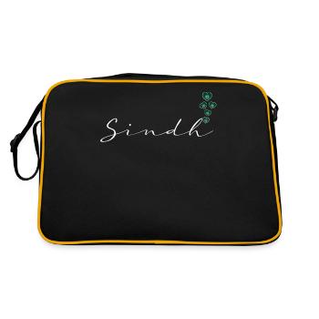 Sindh - Sac Retro - noir/or - Dos