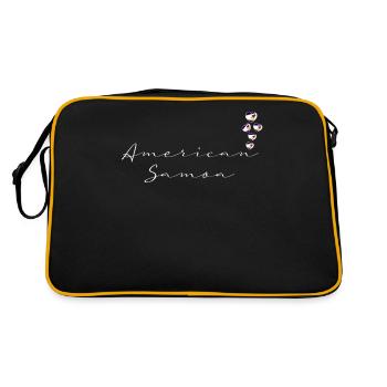 Samoa américaines - Sac Retro - noir/or - Dos