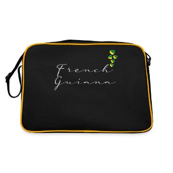 Guyane française - Sac Retro - noir/or - Dos