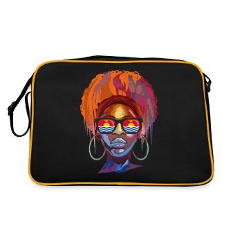 Kiribati - Sac Retro - noir/or - Dos