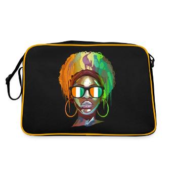 Ivory Coast - Retro Bag - black/gold - Back