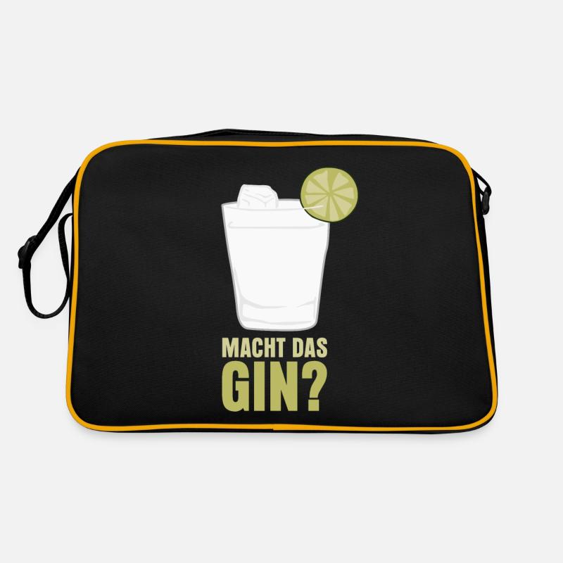 Macht das Gin? Retro Tasche