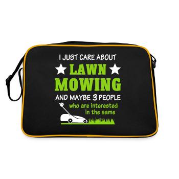Lawn mowers Lawn mowing - Retro Bag - black/gold - Back