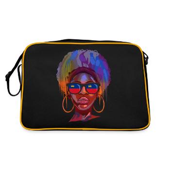Liechtenstein - Retro Bag - black/gold - Back