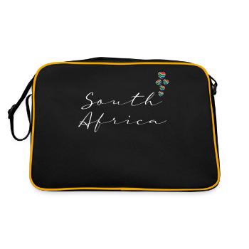 South Africa - Retro Bag - black/gold - Back