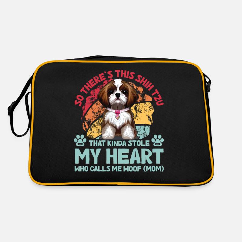 Shih Tzu Drôle de dicton Sac Retro