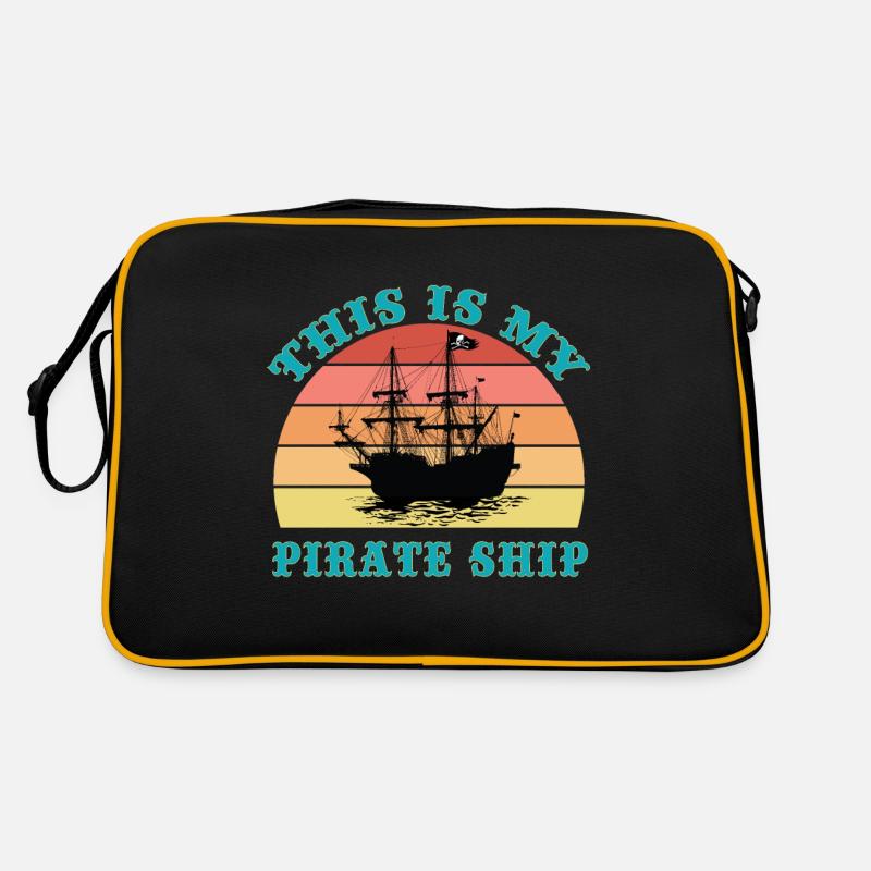 Ceci est mon bateau pirate Sac Retro
