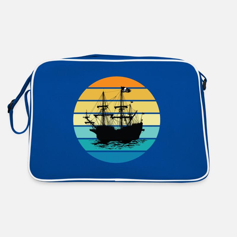 Piratenschiff Retro Tasche