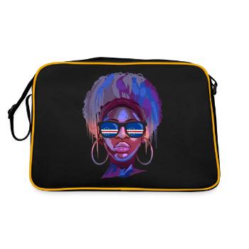 Cap Vert - Sac Retro - noir/or - Dos