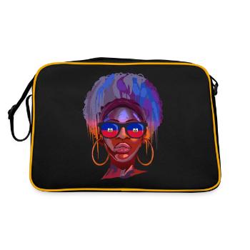 Haïti - Sac Retro - noir/or - Dos